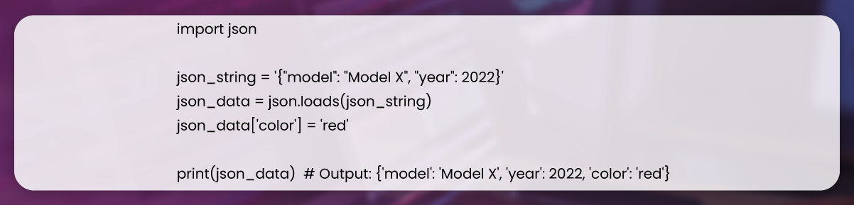 JSON-Data-Modification